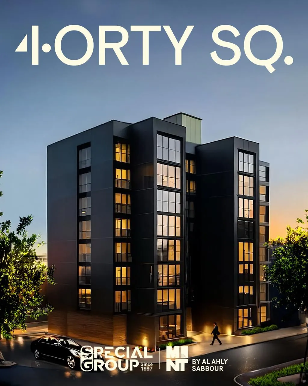 Apartment for sale in 40 Square in New Capital City of 103 m² with 2 bedrooms