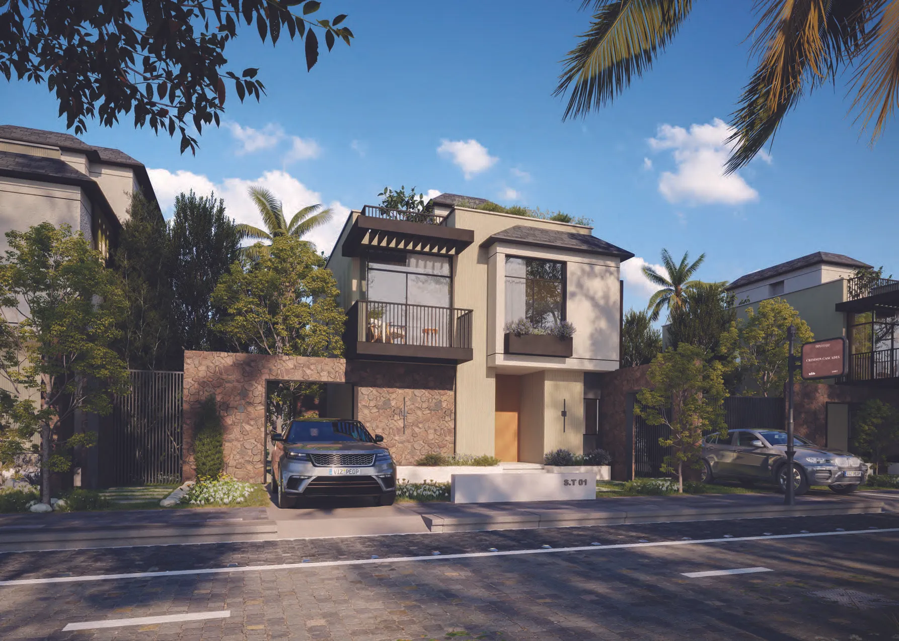 Villa for sale in Diplo East in New Capital City of 398 m² with 3 bedrooms