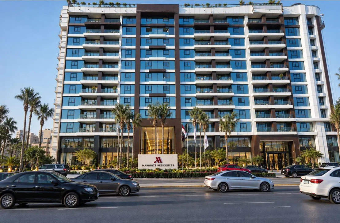 Apartment for sale in Tower G Marriot Residence in Heliopolis of 160 m² with 3 bedrooms