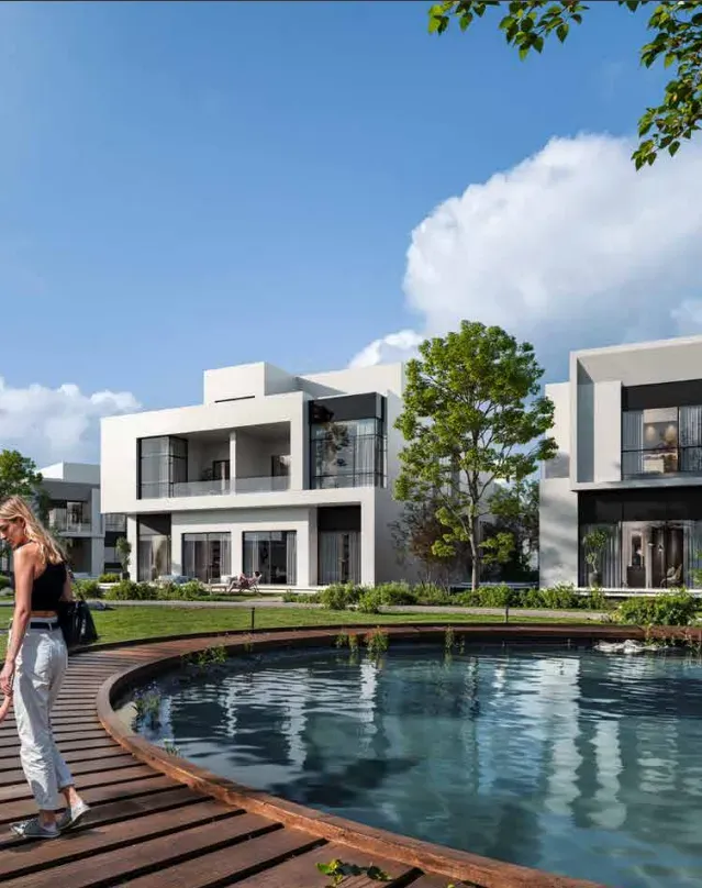 Twinhouse for sale in Triangle in New Cairo of 360 m² with 4 bedrooms