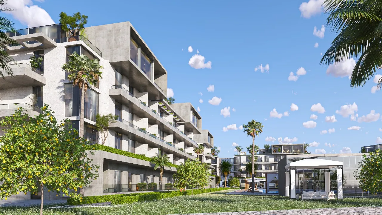 شقة للبيع في ذا ريد ريزيدنس في جولدن سكوير بمساحة 90 م² تتكون من 1 غرف