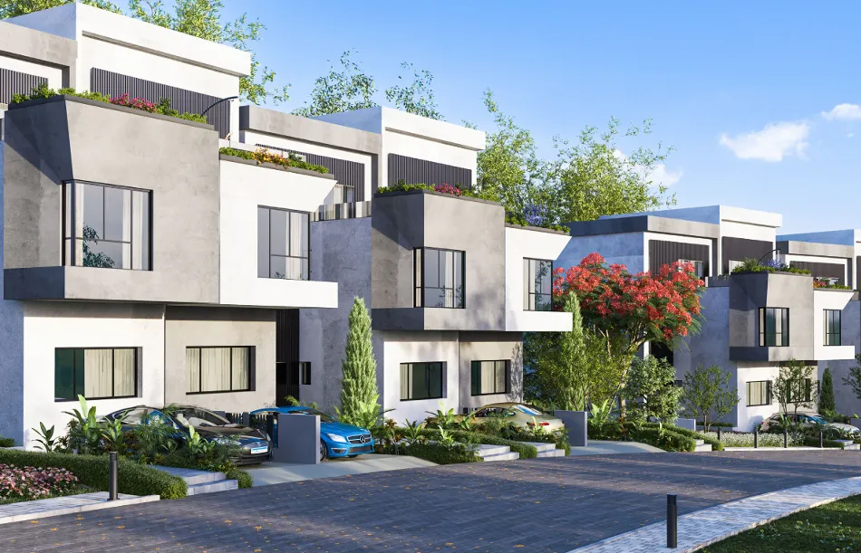 Townhouse for sale in Eastshire in New Cairo of 166 m² with 3 bedrooms