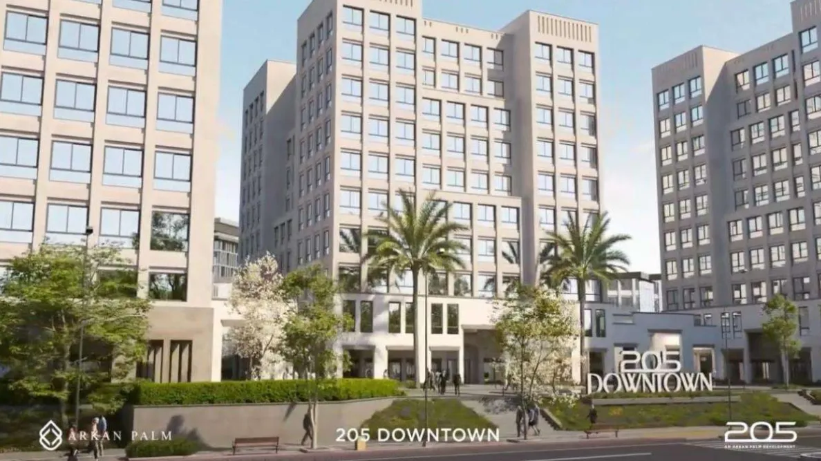 Office for sale in 205 DownTown in El Sheikh Zayed of 202 m² with 0 bedrooms
