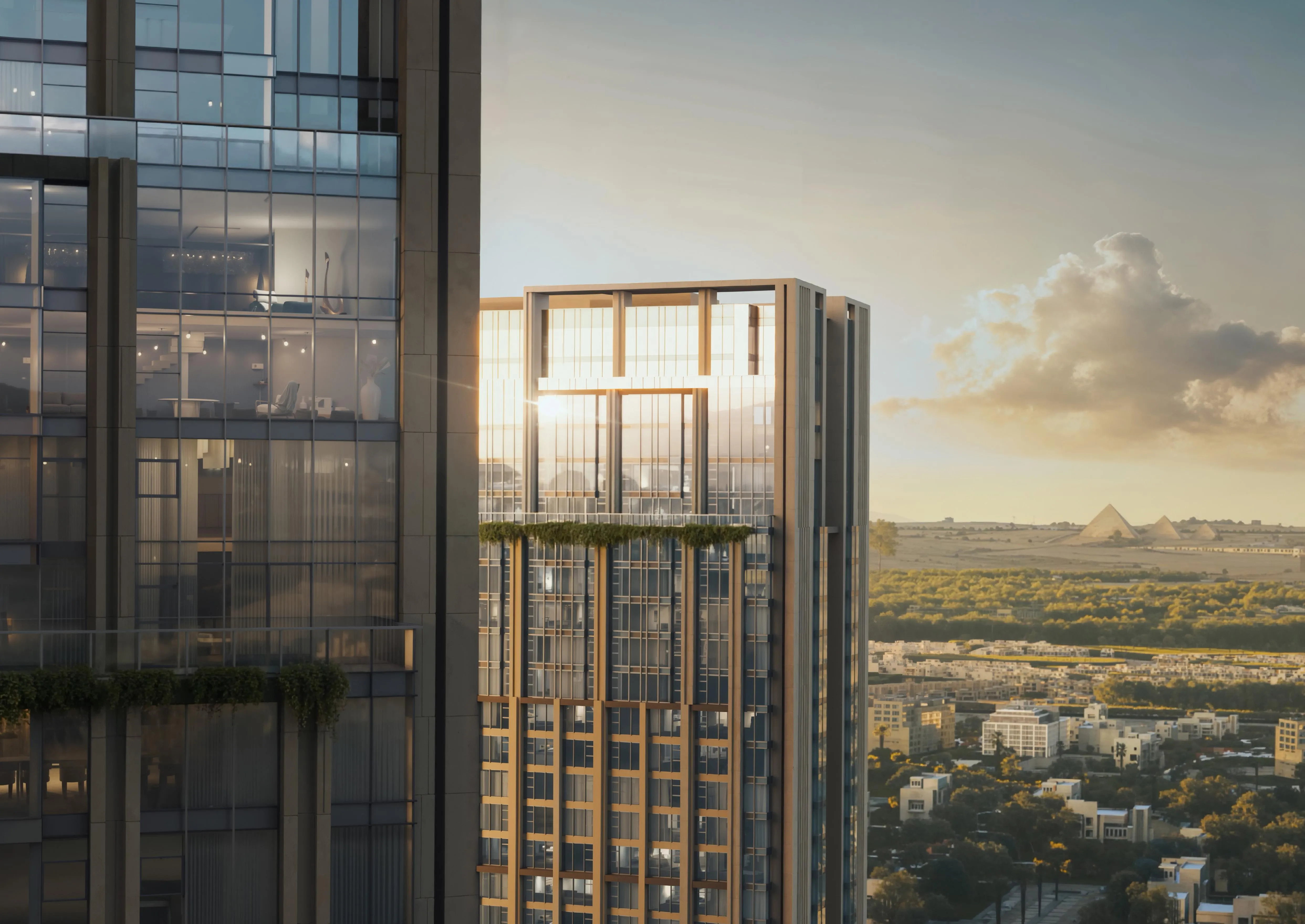 Apartment for sale in 205 Towers in El Sheikh Zayed of 125 m² with 1 bedrooms