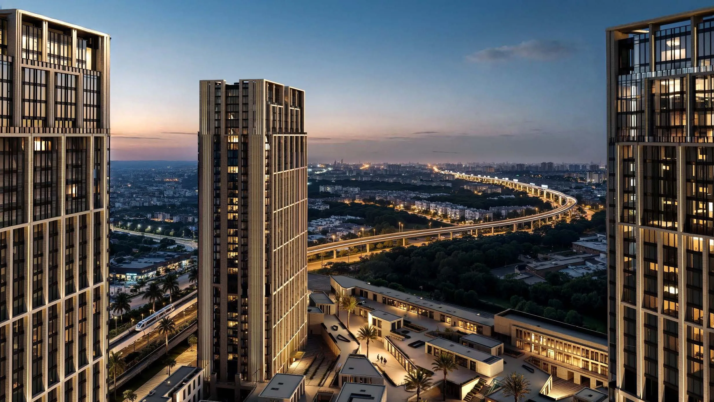 Apartment for sale in 205 Towers in El Sheikh Zayed of 125 m² with 1 bedrooms