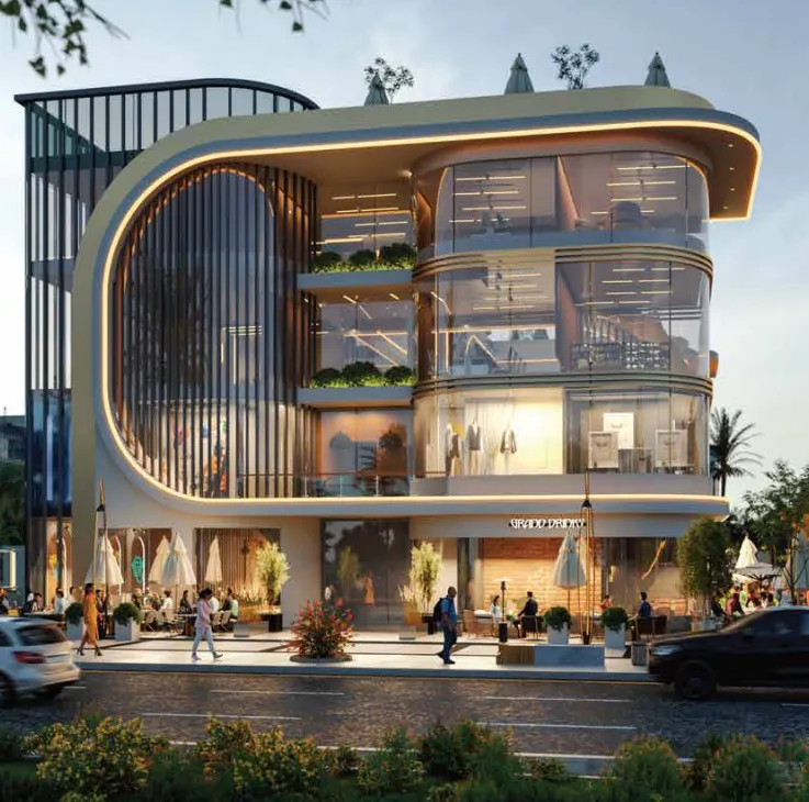 Retail for sale in C Yard in New Cairo of 53 m² with 0 bedrooms