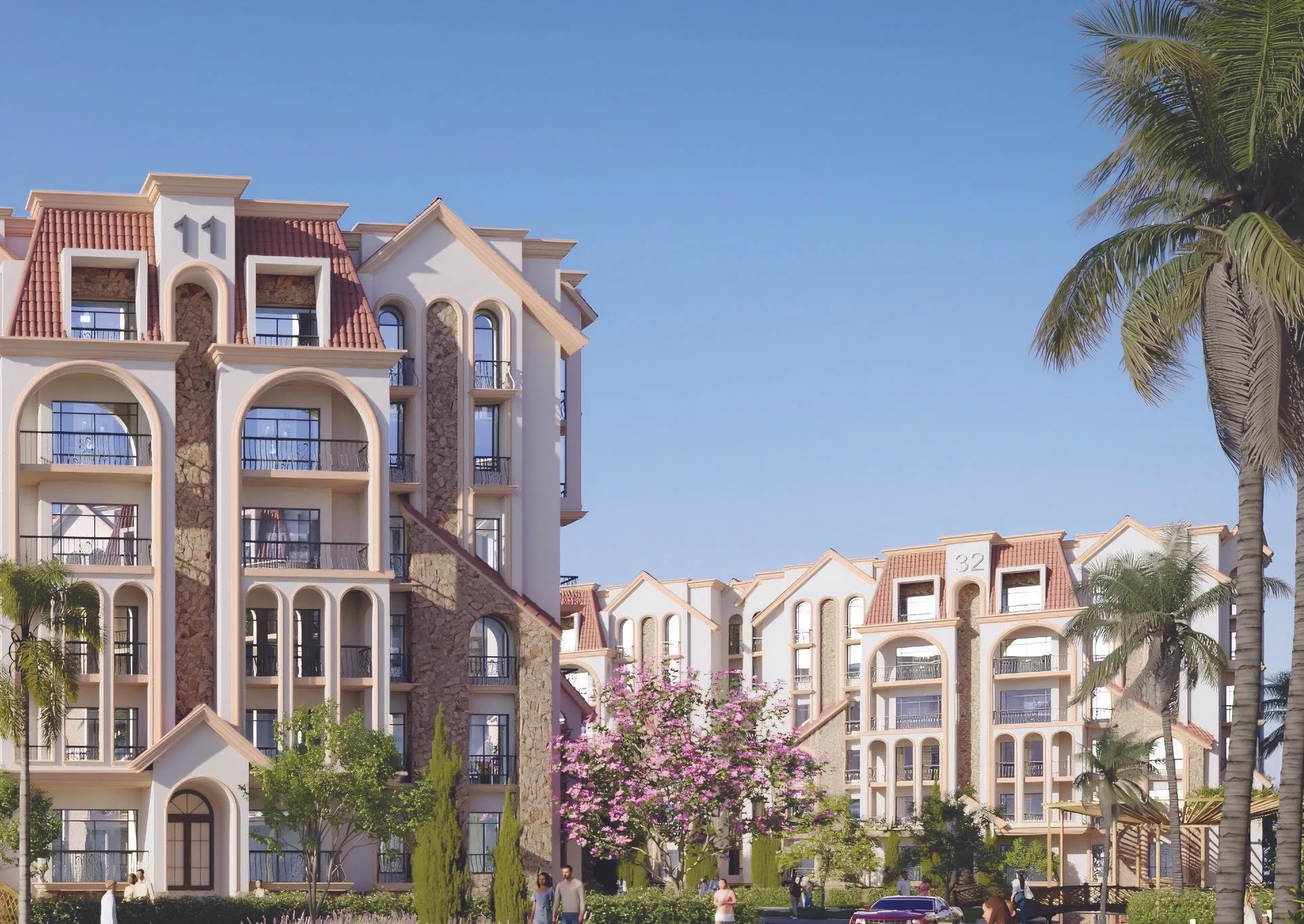 Apartment for sale in Jiwar in 6th settlement of 138 m² with 3 bedrooms