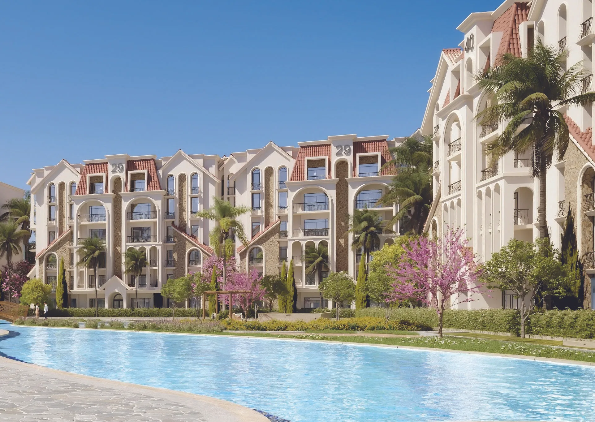 Apartment for sale in Jiwar in 6th settlement of 101 m² with 2 bedrooms
