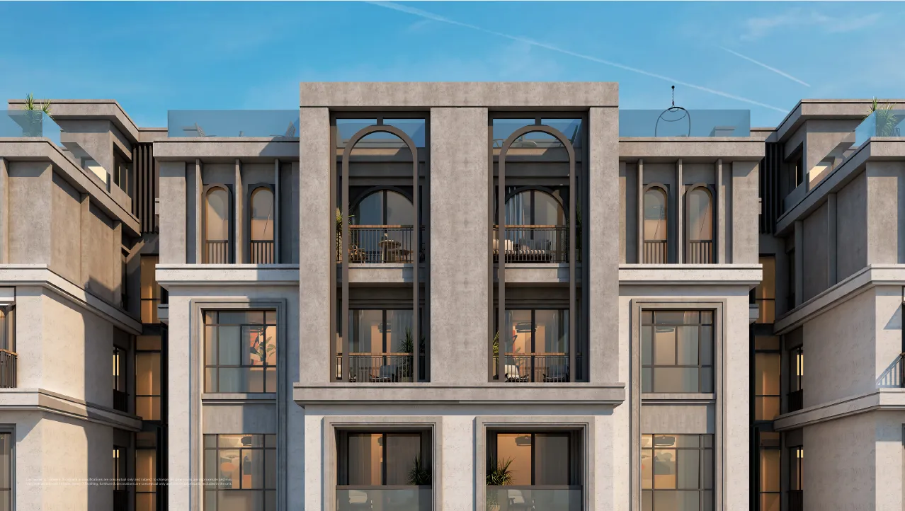 Apartment for sale in Sky Range - Ever New Cairo in 6th settlement of 63 m² with 1 bedrooms