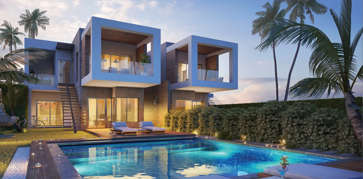 Twinhouse for sale in Capella-The Groove in Ain Sokhna of 177 m² with 3 bedrooms