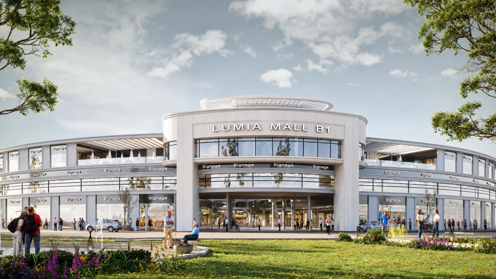 Retail for sale in Lumia mall in New Capital City of 53 m² with 0 bedrooms