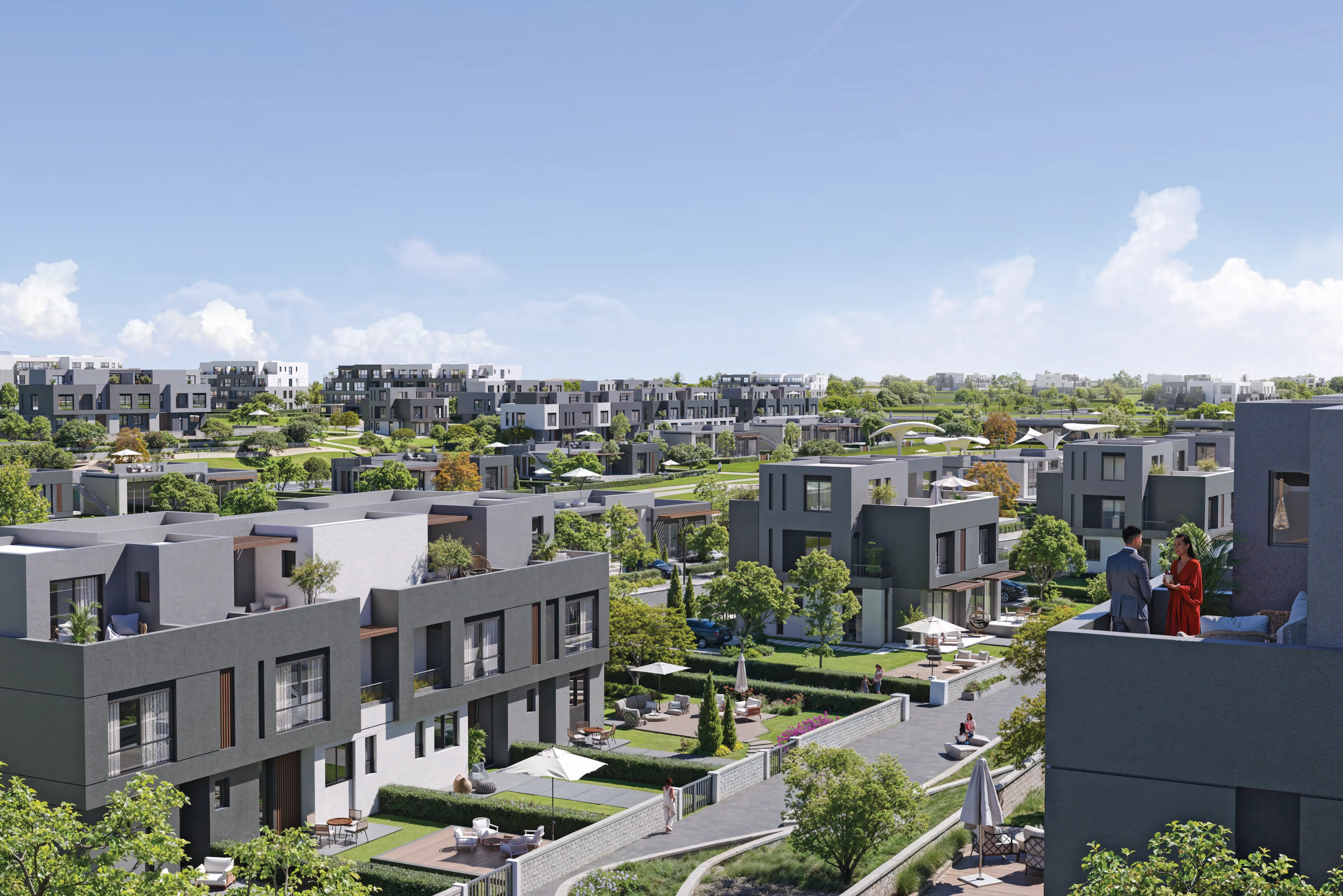 Apartment for sale in Park Central Terraces in Mostakbal City of 134 m² with 2 bedrooms