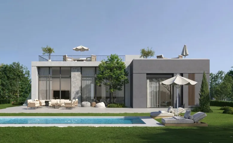 Villa for sale in The Great Lawn-Park Central in Mostakbal City of 275 m² with 4 bedrooms