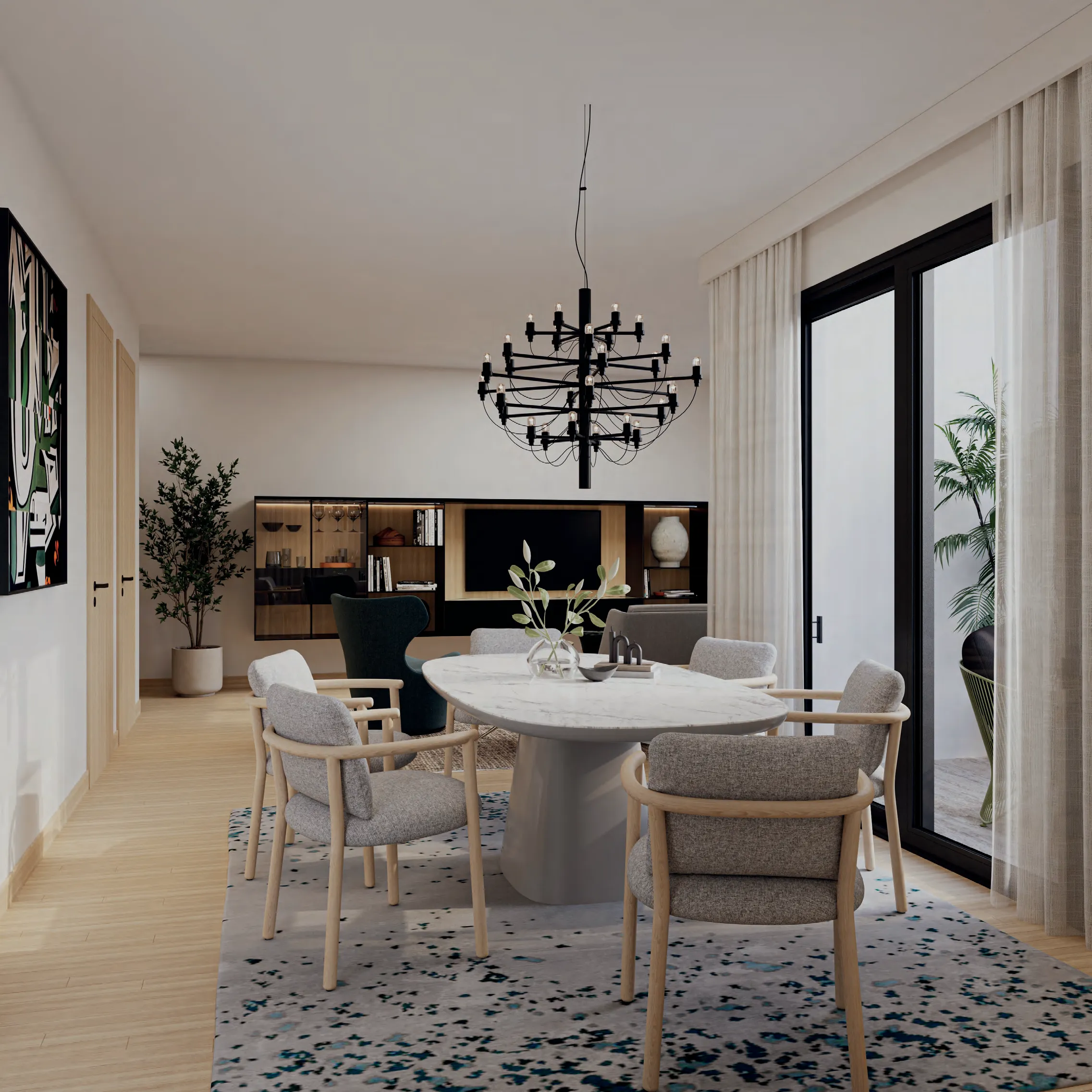 Villa for sale in The Great Lawn-Park Central in Mostakbal City of 245 m² with 4 bedrooms