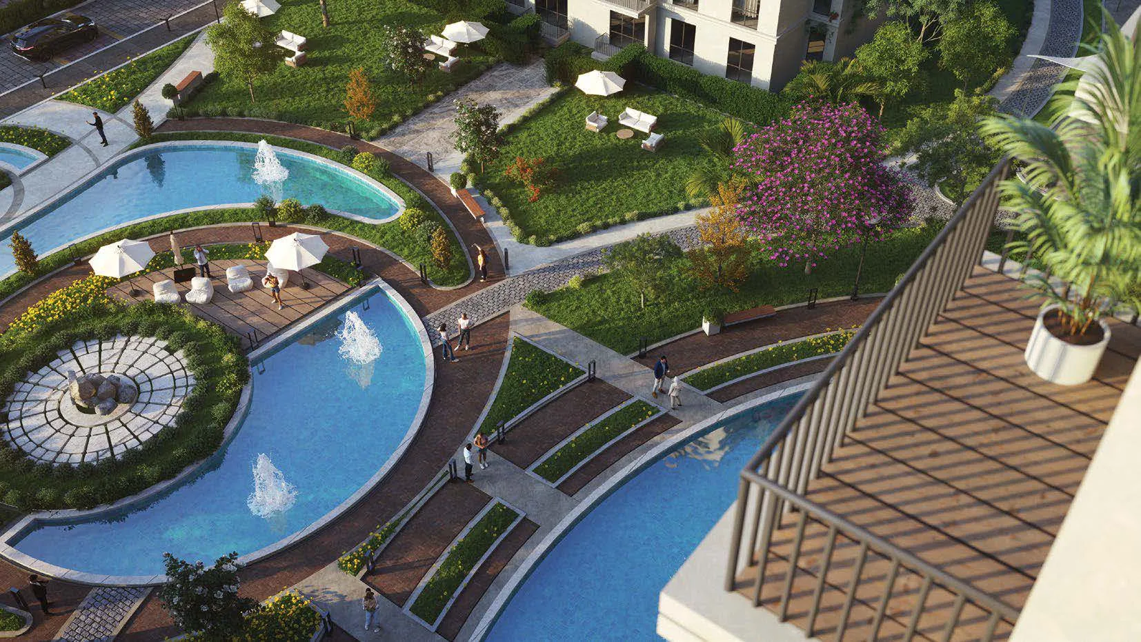 تاون هاوس للبيع في كانيون8 في العاصمة الإدارية الجديدة بمساحة 232 م² تتكون من 4 غرف