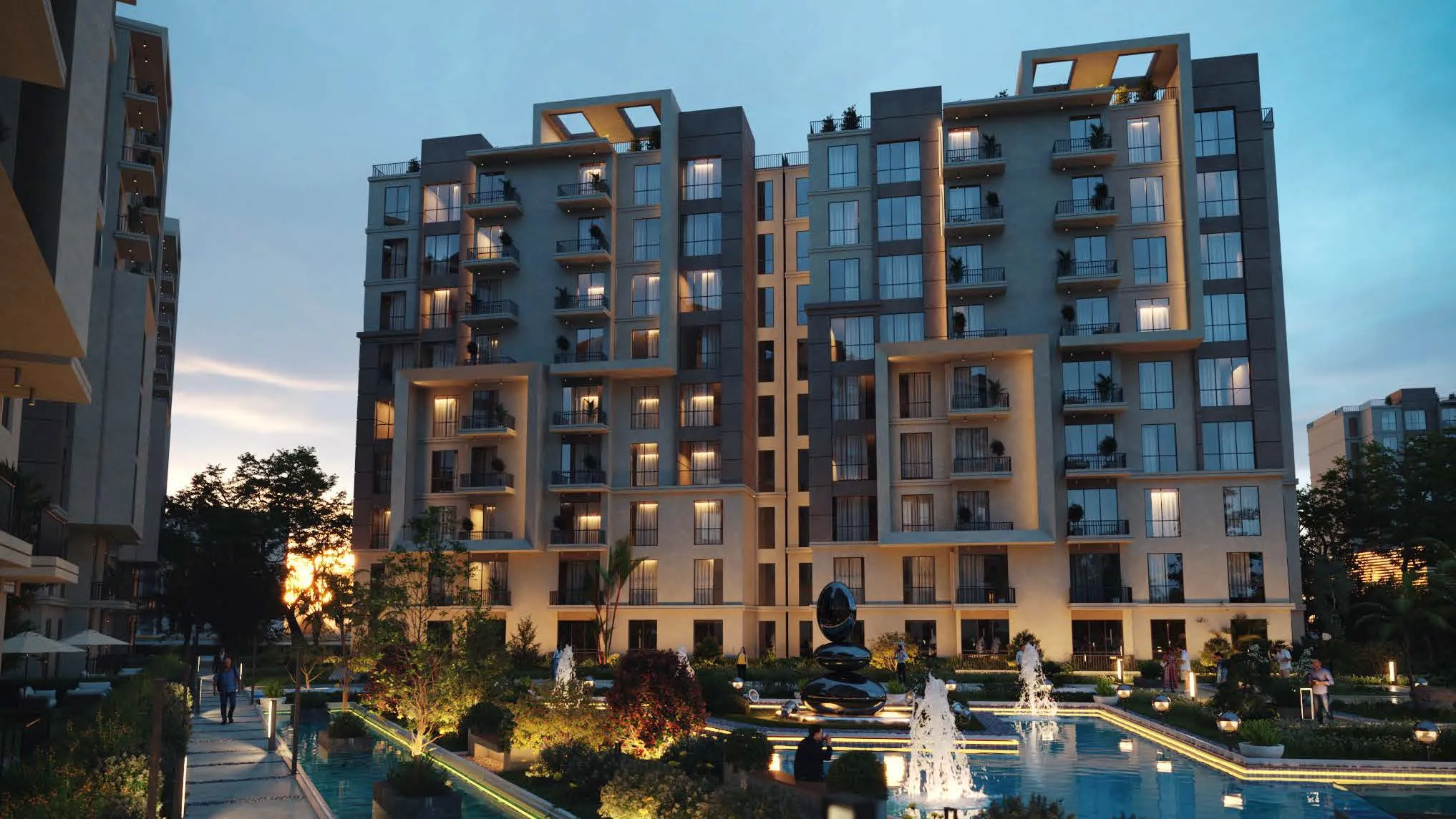 Apartment for sale in Canyon8 in New Capital City of 0 m² with 4 bedrooms