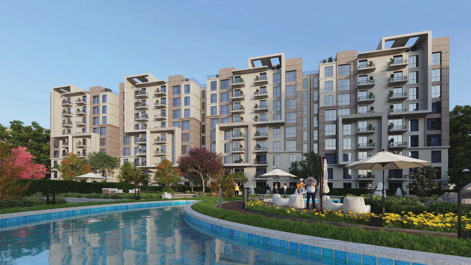 Apartment for sale in Canyon8 in New Capital City of 0 m² with 4 bedrooms