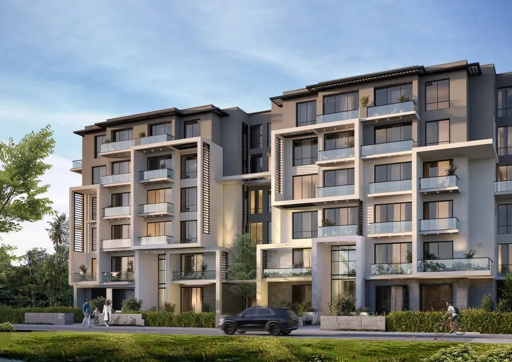 Apartment for sale in Club Hills Residence in 6th of October City of 132 m² with 2 bedrooms