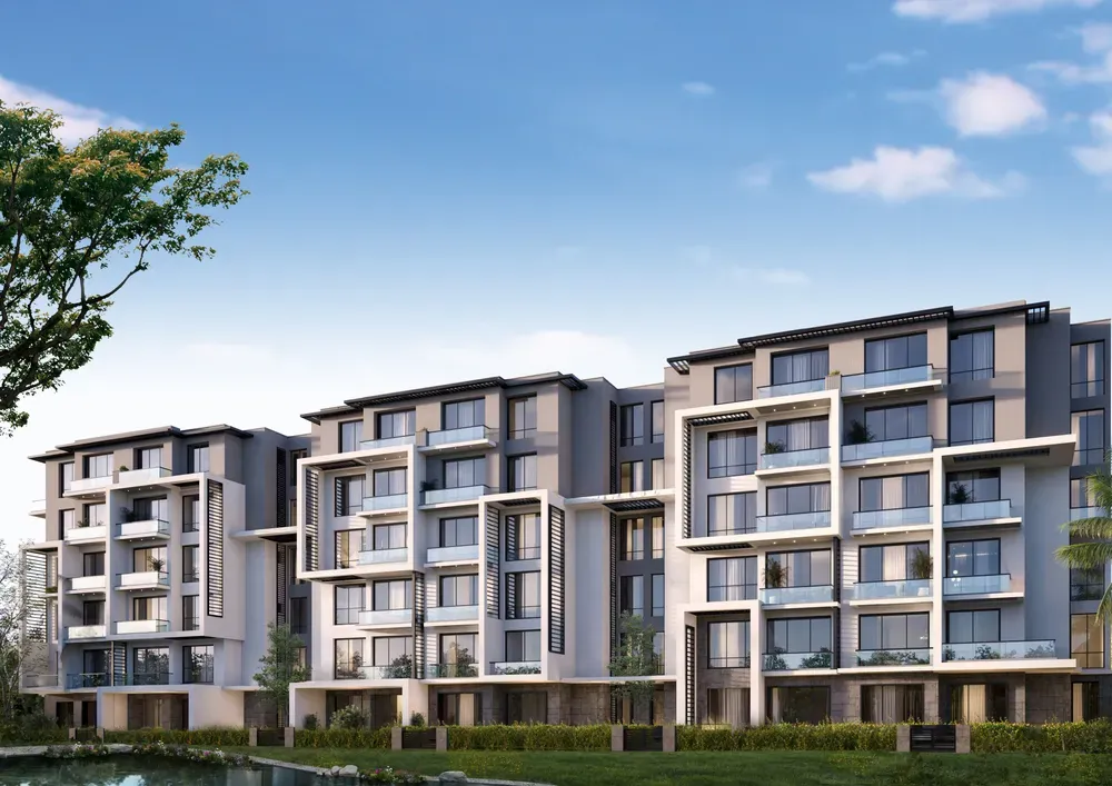 Apartment for sale in Club Hills Residence in 6th of October City of 132 m² with 2 bedrooms