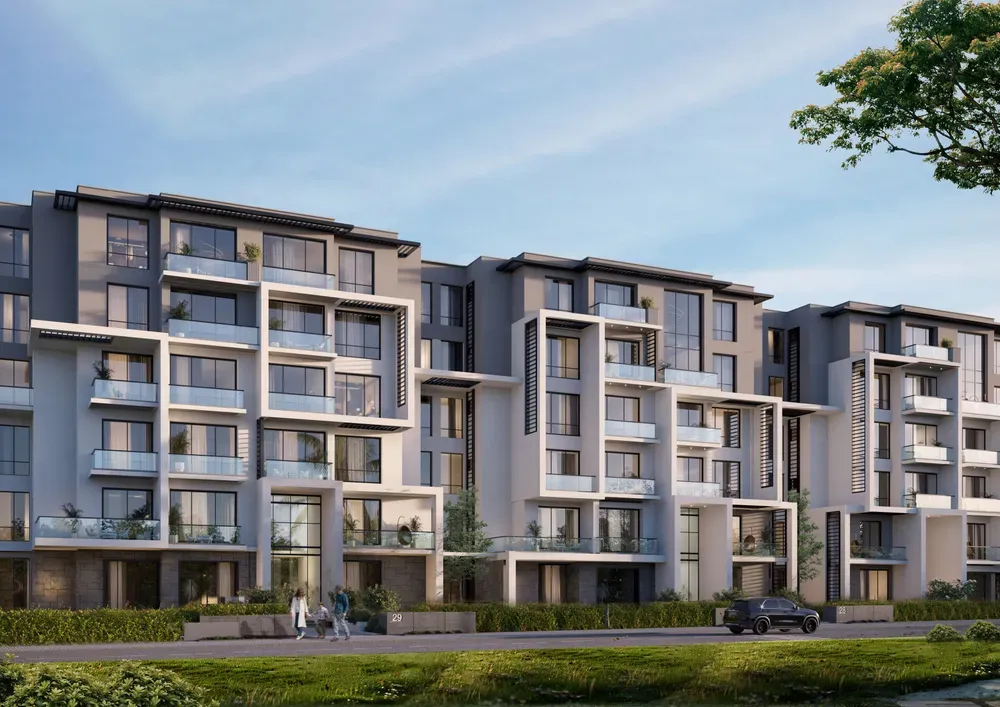 Apartment for sale in Club Hills Residence in 6th of October City of 132 m² with 2 bedrooms