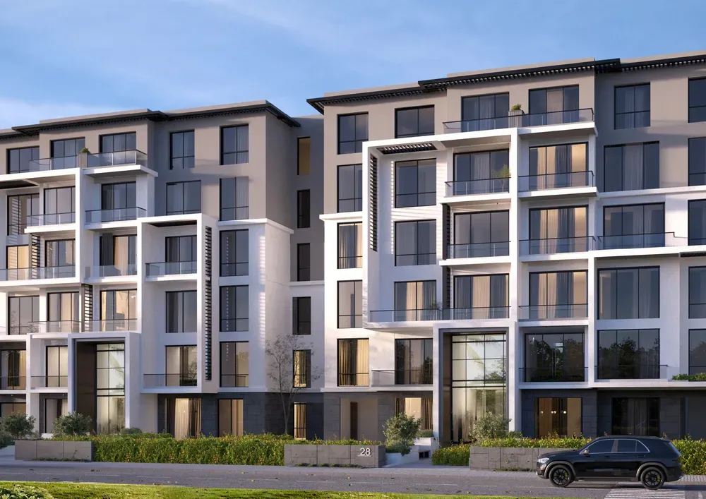 Apartment for sale in Club Hills Residence in 6th of October City of 132 m² with 2 bedrooms