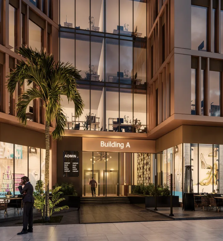 Office for sale in Terrace in El Sheikh Zayed of 71 m² with 0 bedrooms