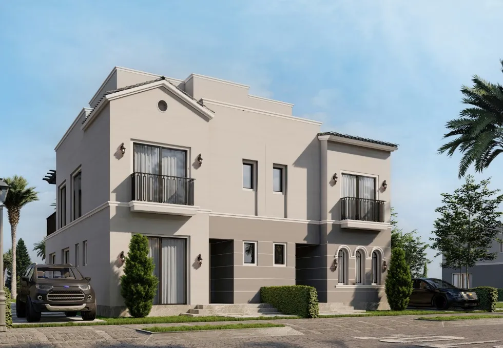 Twinhouse for sale in Grand Park in New Cairo of 300 m² with 3 bedrooms