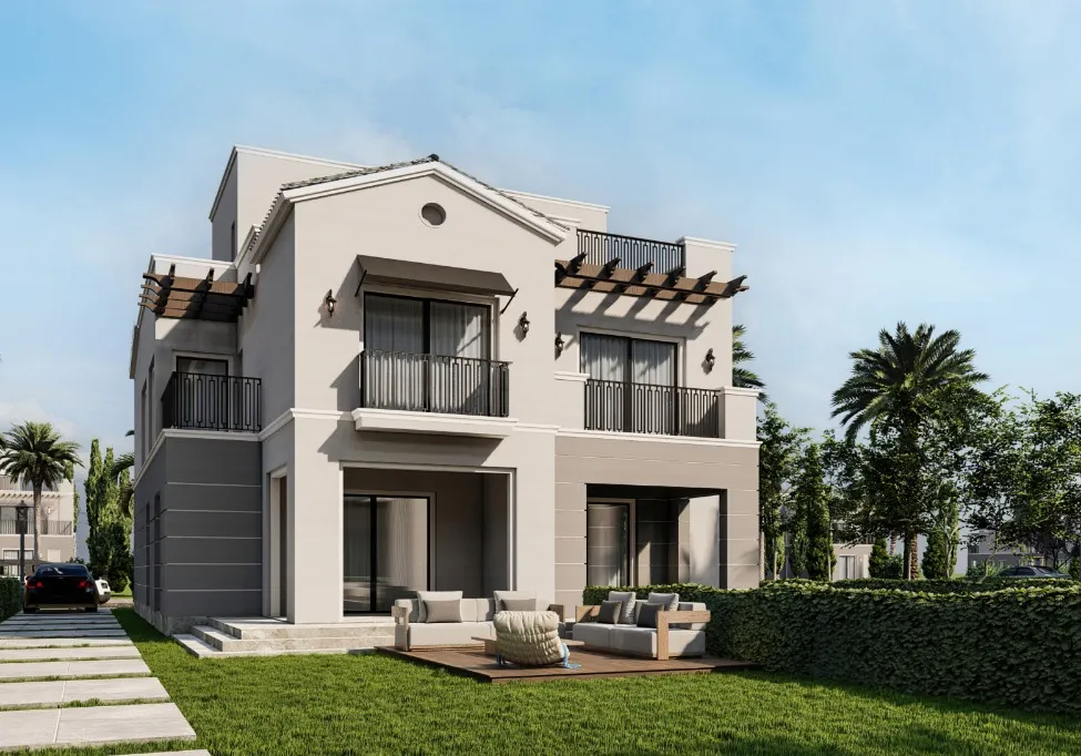 Twinhouse for sale in Grand Park in New Cairo of 300 m² with 3 bedrooms