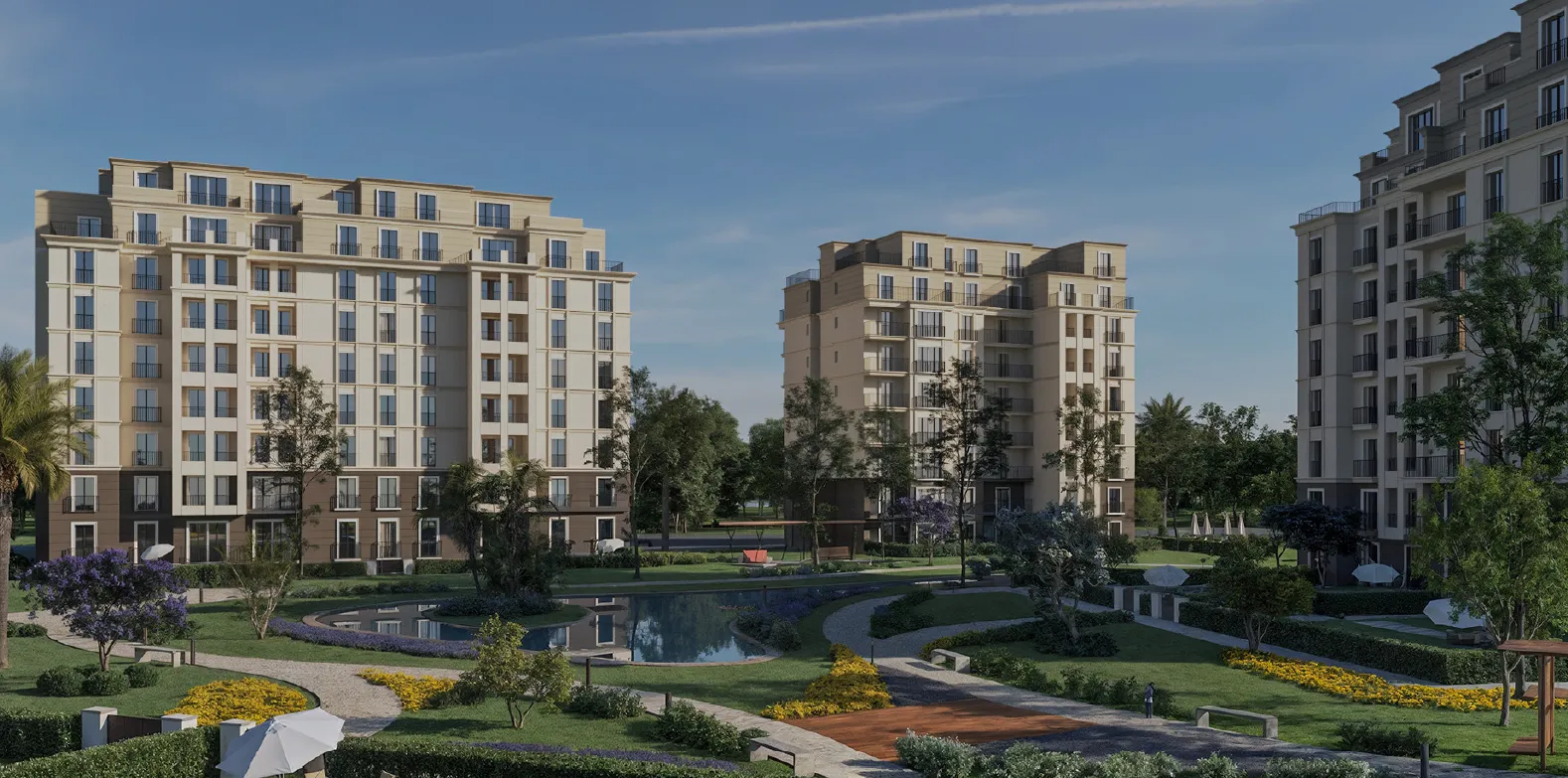 Apartment for sale in Hyde Park Central in 6th settlement of 75 m² with 1 bedrooms