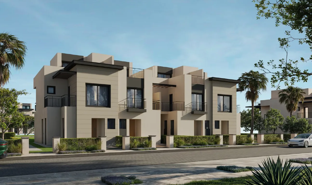 Townhouse for sale in Hyde Park Signature in 6th of October City of 195 m² with 4 bedrooms