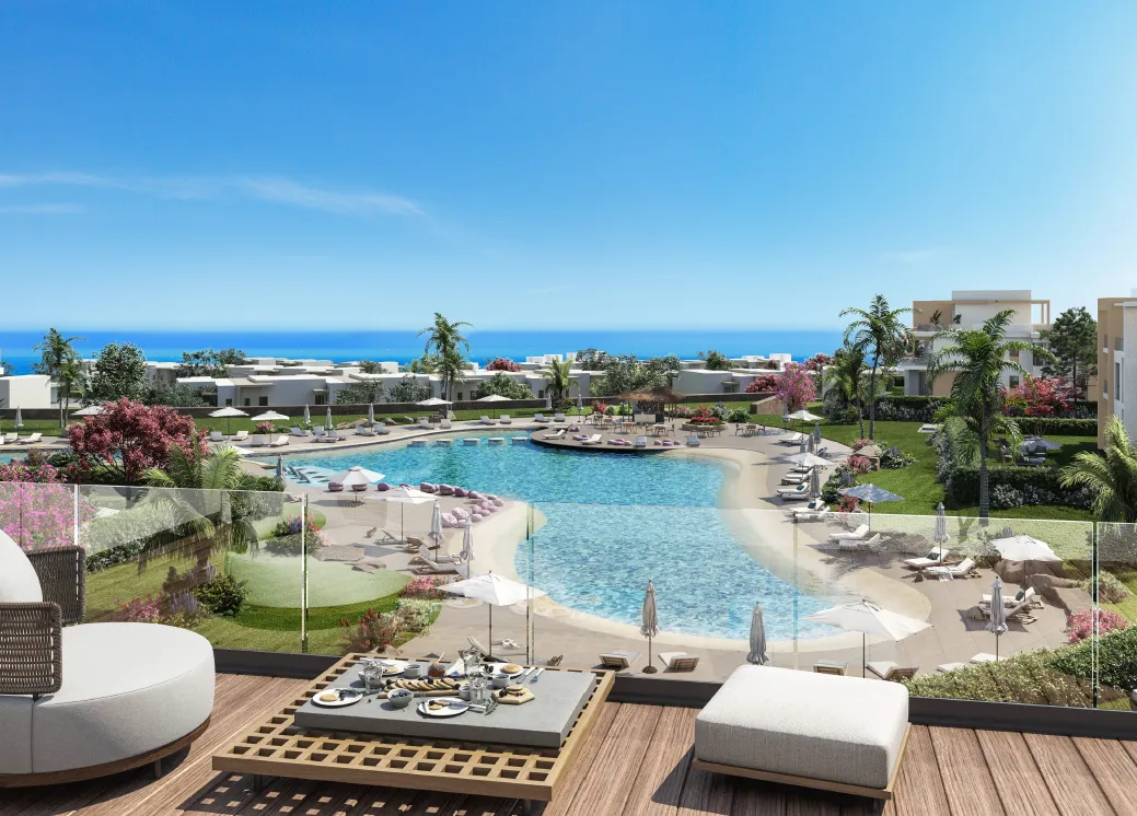 Chalet for sale in Lagoon Town in Ras El Hekma of 106 m² with 2 bedrooms