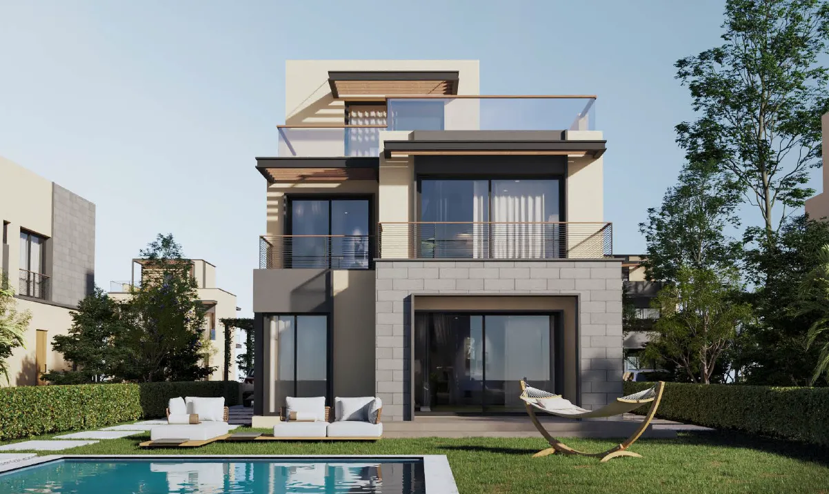 Villa for sale in Lake side in 6th of October City of 242 m² with 3 bedrooms