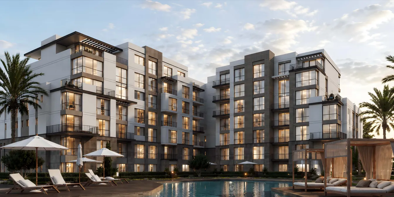Duplex for sale in One Hyde Park in 6th settlement of 234 m² with 3 bedrooms