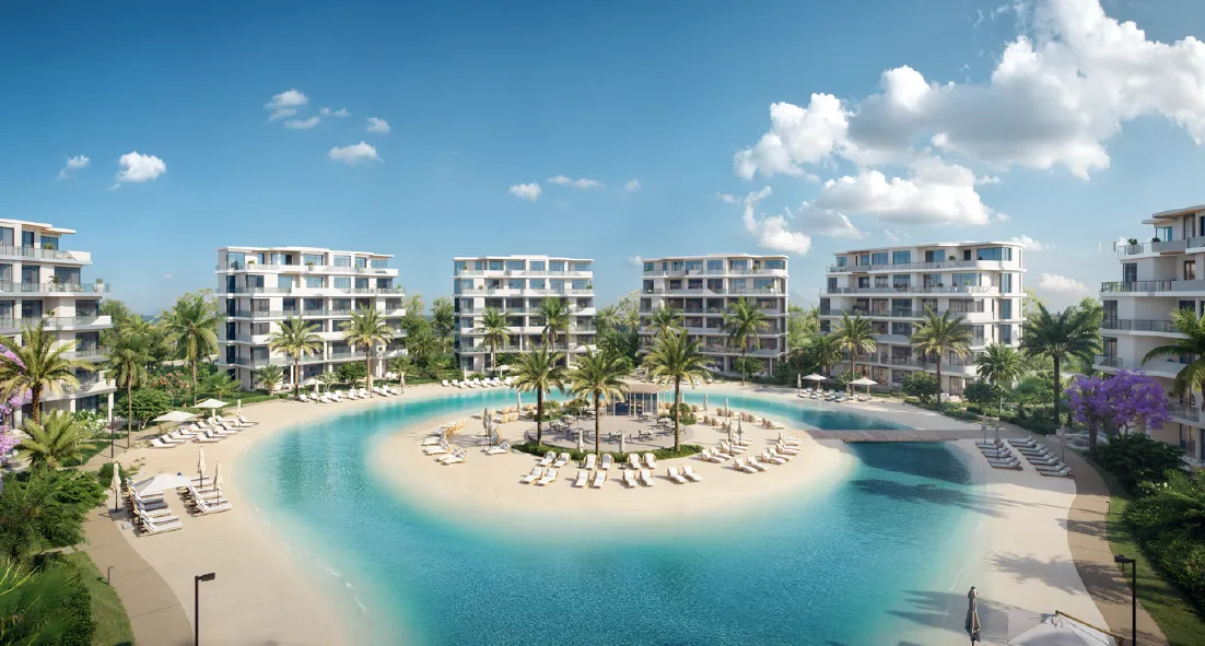 Apartment for sale in Waterside - Seashore  in Ras El Hekma of 63 m² with 1 bedrooms