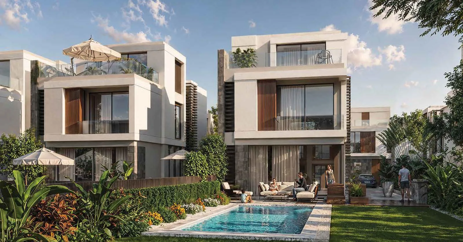 Villa for sale in EL PATIO TOWN SIDE in New Cairo of 225 m² with 3 bedrooms