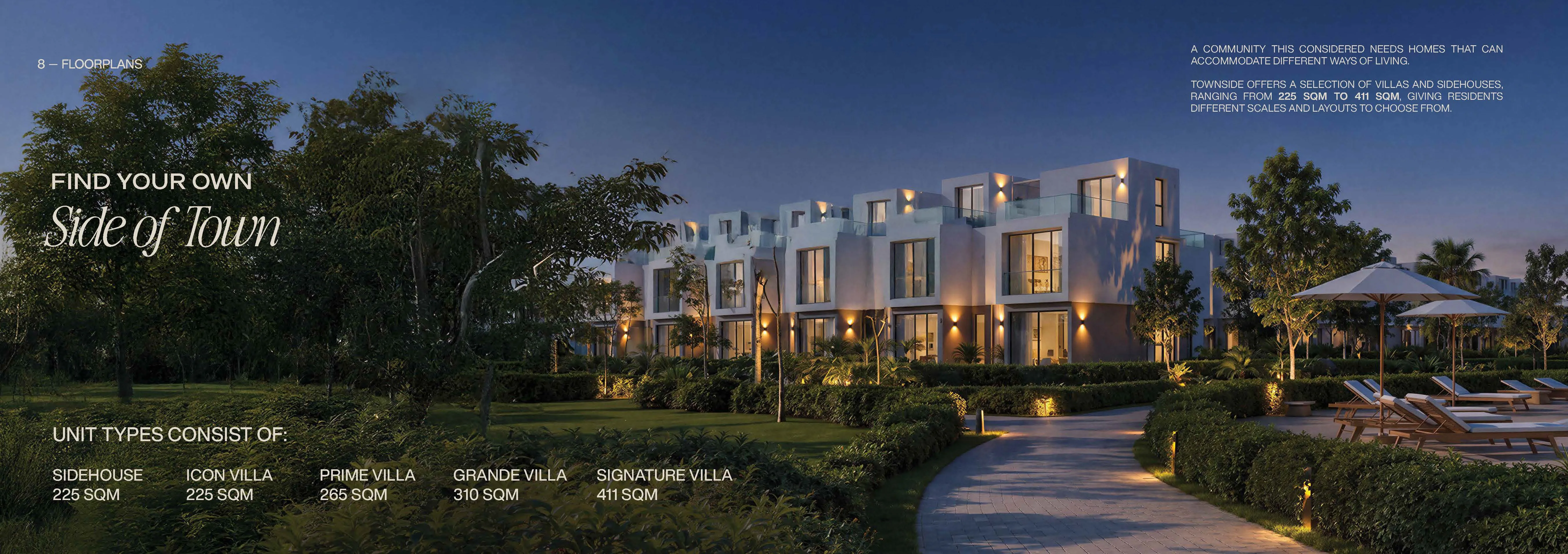 Villa for sale in EL PATIO TOWN SIDE in New Cairo of 310 m² with 4 bedrooms