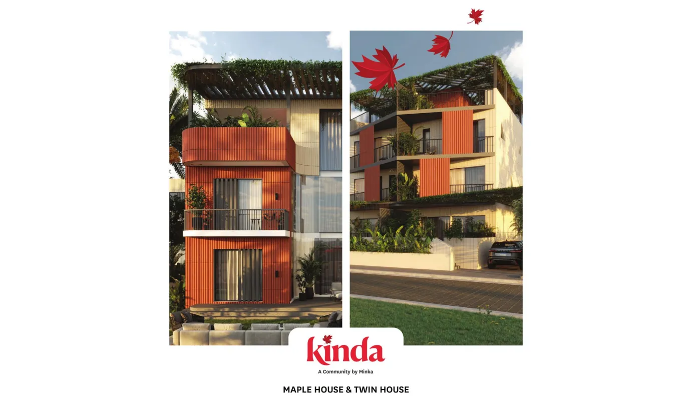 Twinhouse for sale in Kinda in New Cairo of 392 m² with 5 bedrooms