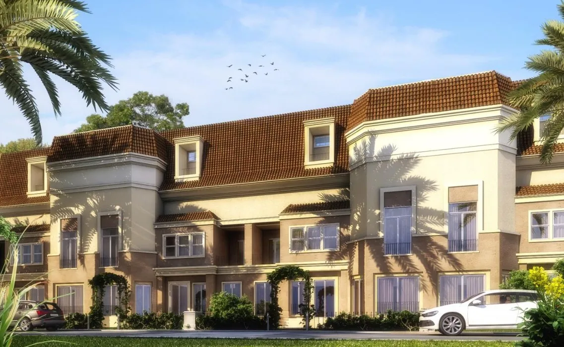 Duplex for sale in S2-Croons in New Cairo of 175 m² with 3 bedrooms