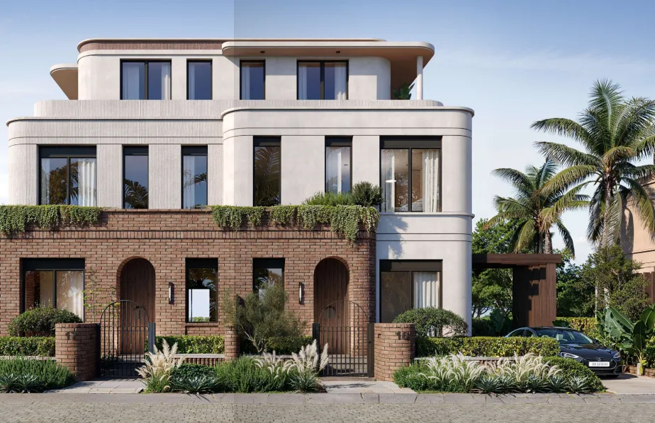 Twinhouse for sale in Crescent Walk East in 6th settlement of 268 m² with 5 bedrooms