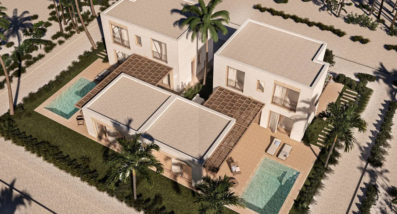 Twinhouse for sale in R3-Oasis in Ras El Hekma of 167 m² with 3 bedrooms