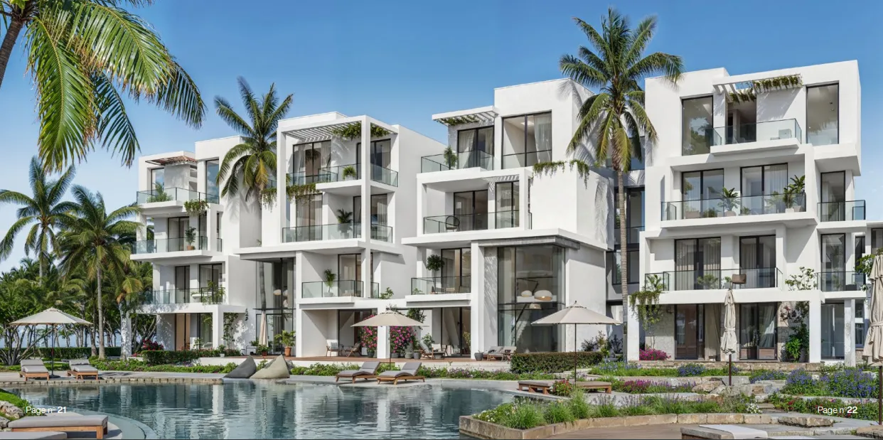 Loft for sale in Rivette - Amwaj in Sidi Abdel Rahman of 79 m² with 1 bedrooms