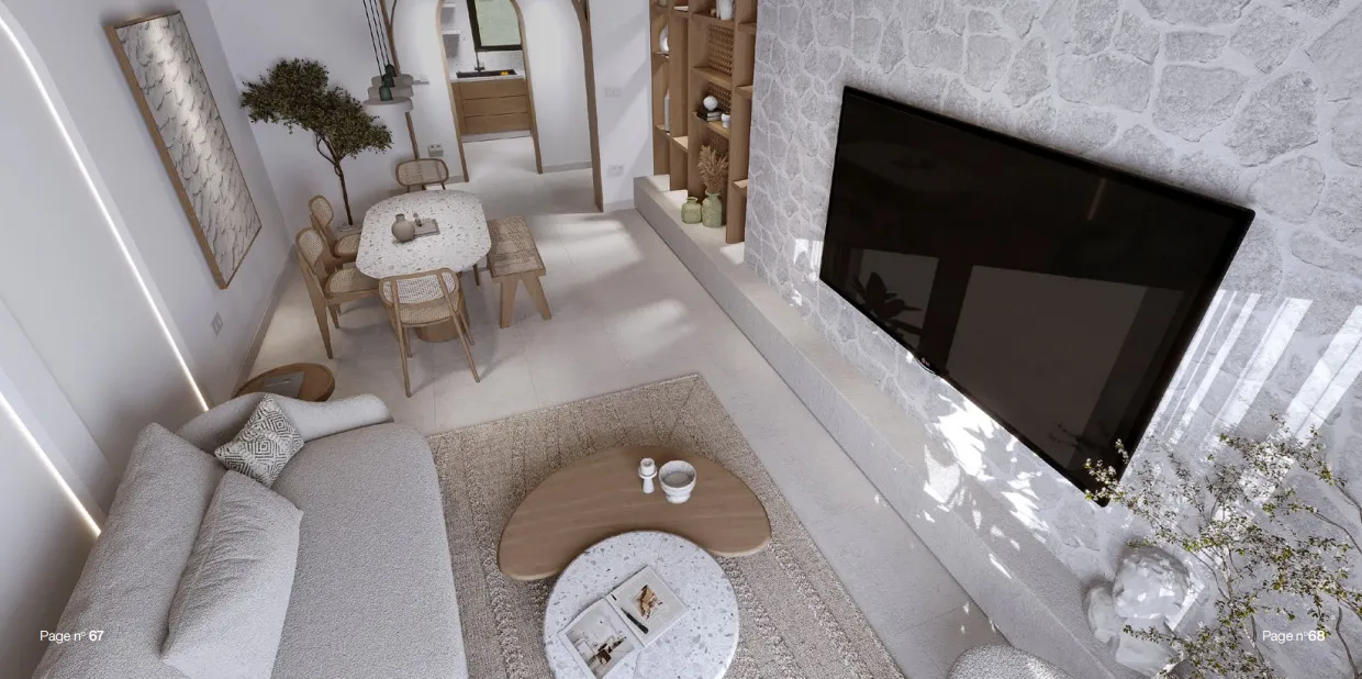 Loft for sale in Rivette - Amwaj in Sidi Abdel Rahman of 79 m² with 1 bedrooms