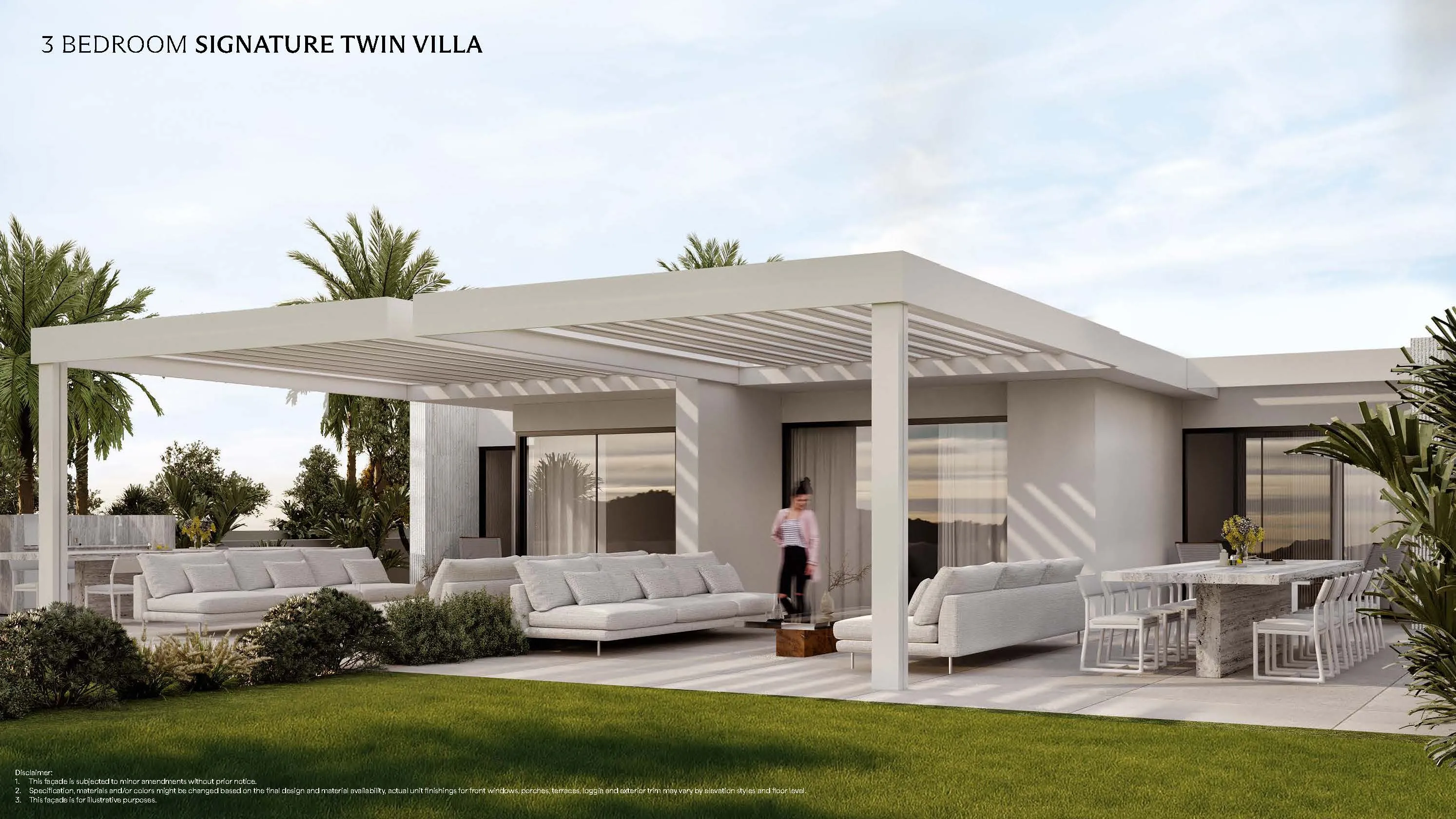 Twinhouse for sale in Amare Sea Front in Ras El Hekma of 251 m² with 4 bedrooms