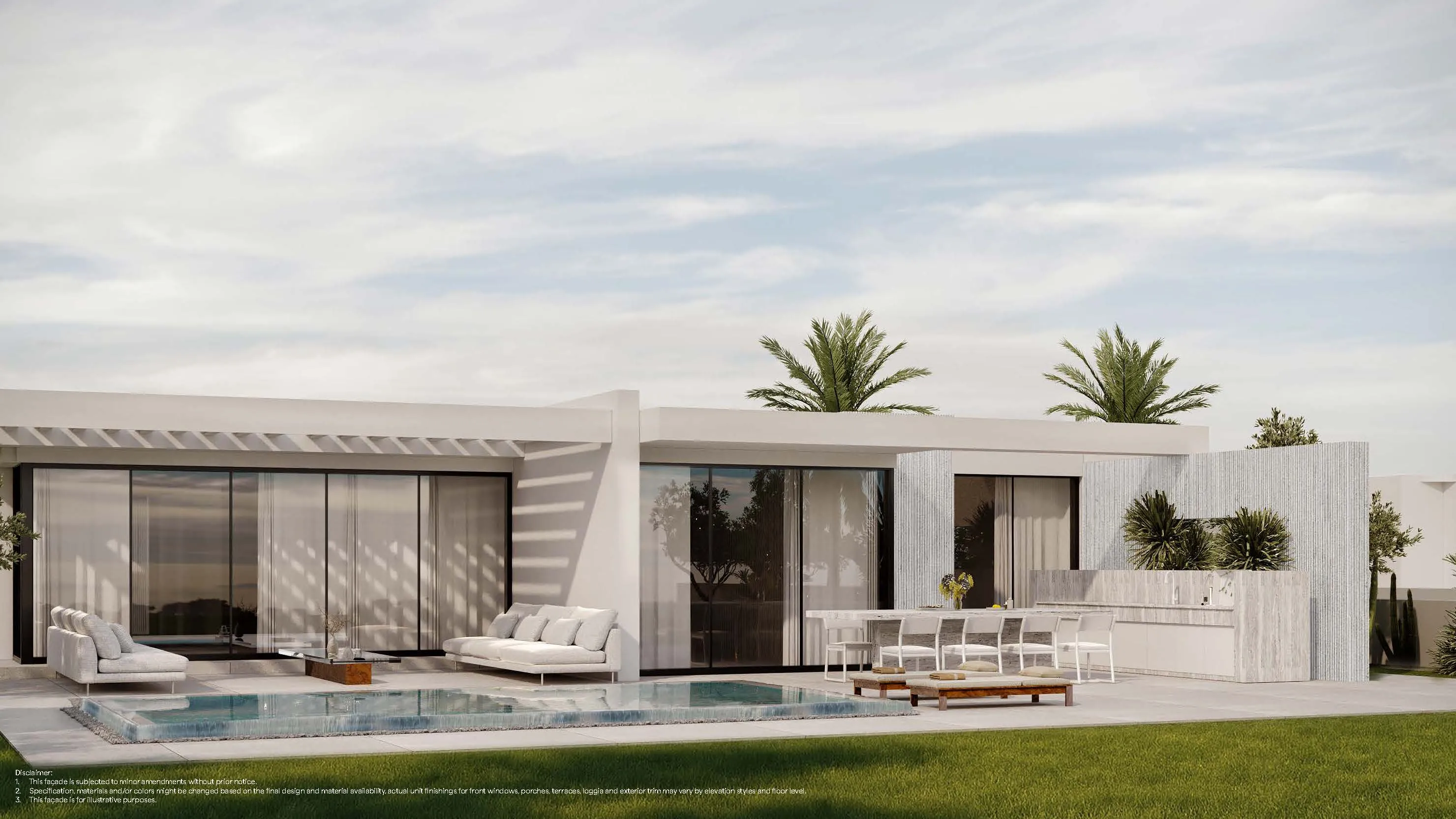 Twinhouse for sale in Amare Sea Front in Ras El Hekma of 197 m² with 4 bedrooms