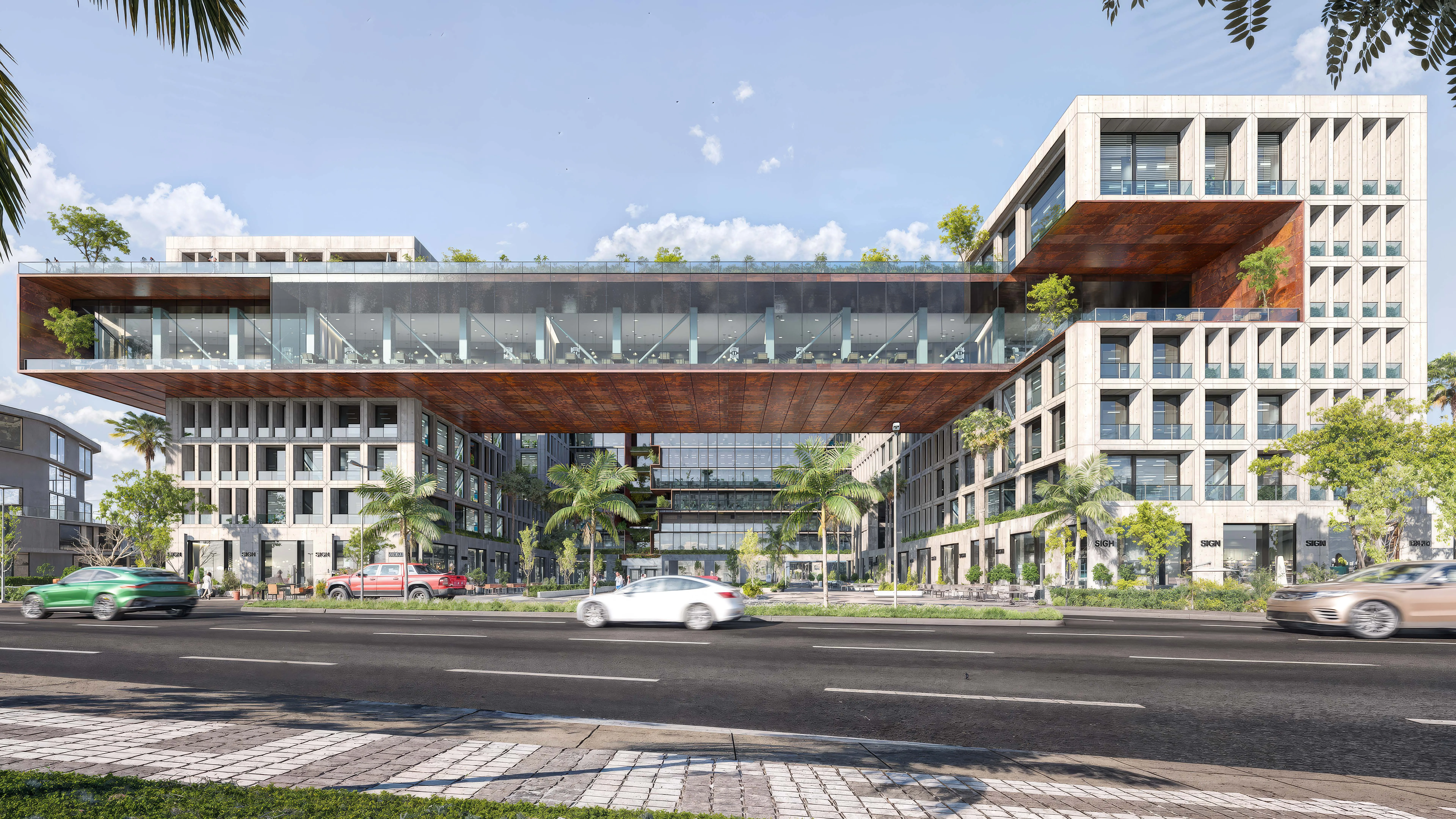 مكتب للبيع في براكتس في القاهرة الجديدة بمساحة 399 م² تتكون من 0 غرف