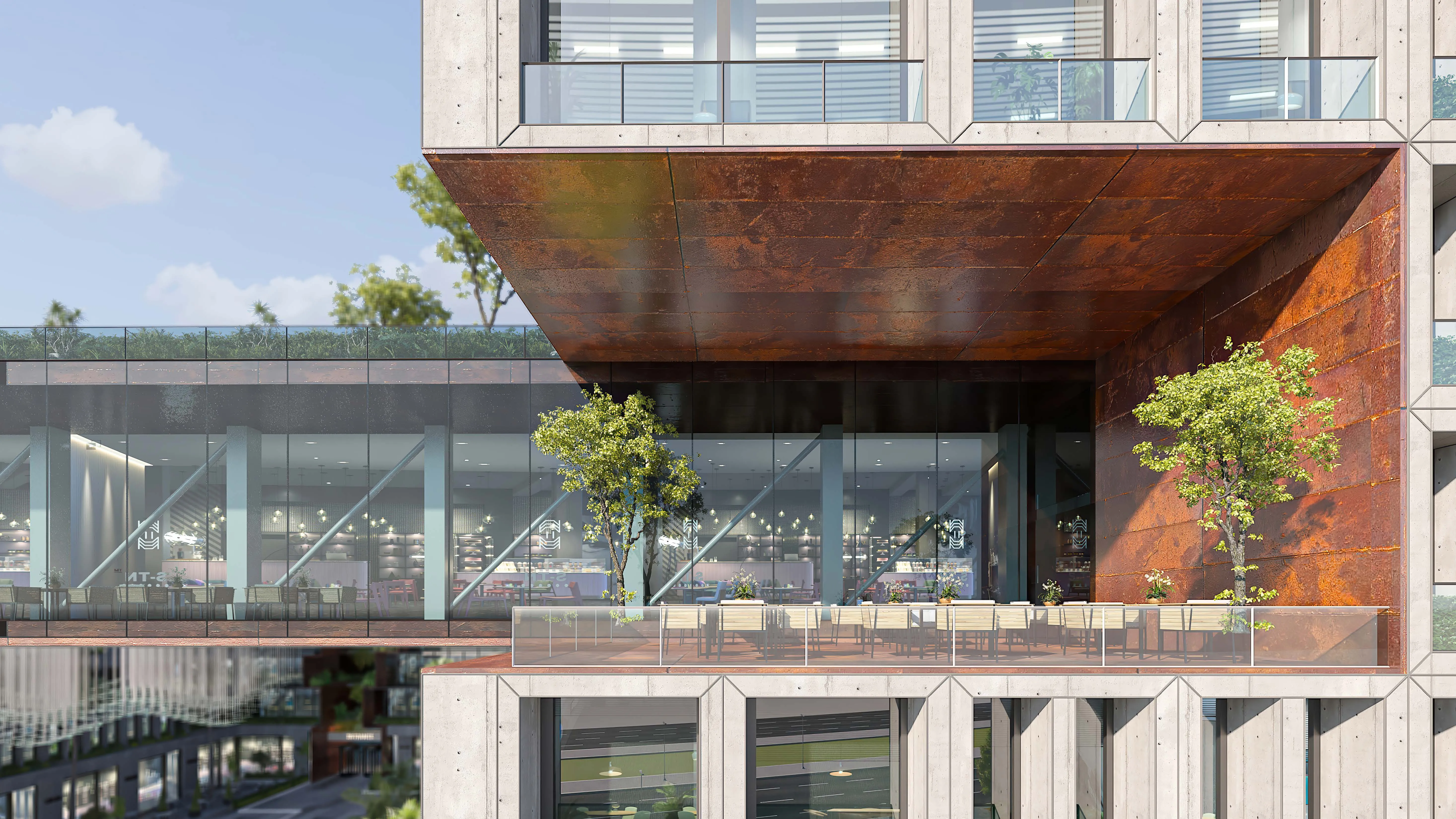 مكتب للبيع في براكتس في القاهرة الجديدة بمساحة 399 م² تتكون من 0 غرف