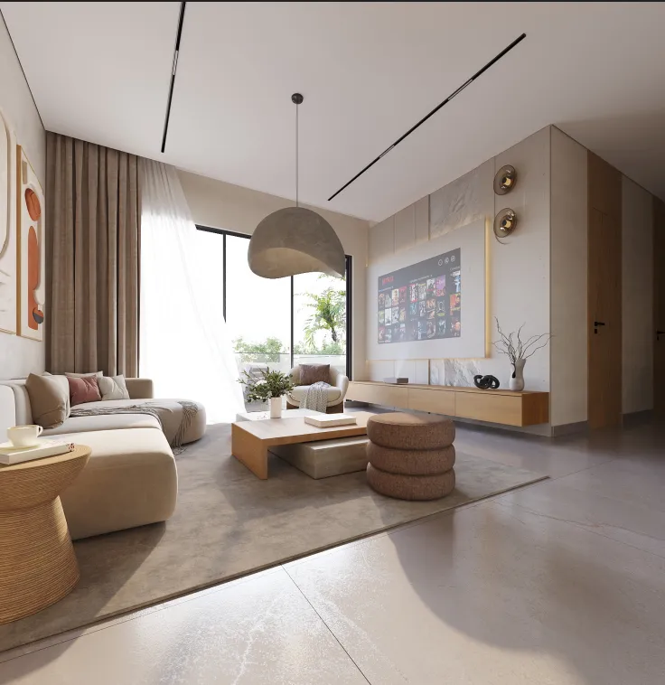 Apartment for sale in Lagoons Al Alamin in Al Alamein of 47 m² with 1 bedrooms
