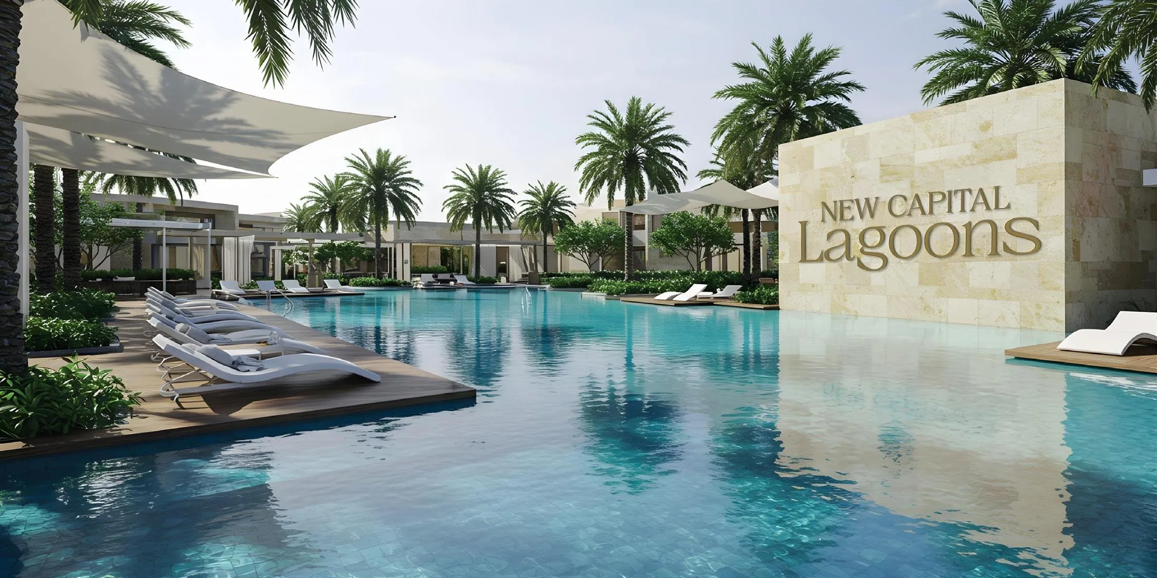 Apartment for sale in Lagoons New Capital in New Capital City of 186 m² with 3 bedrooms