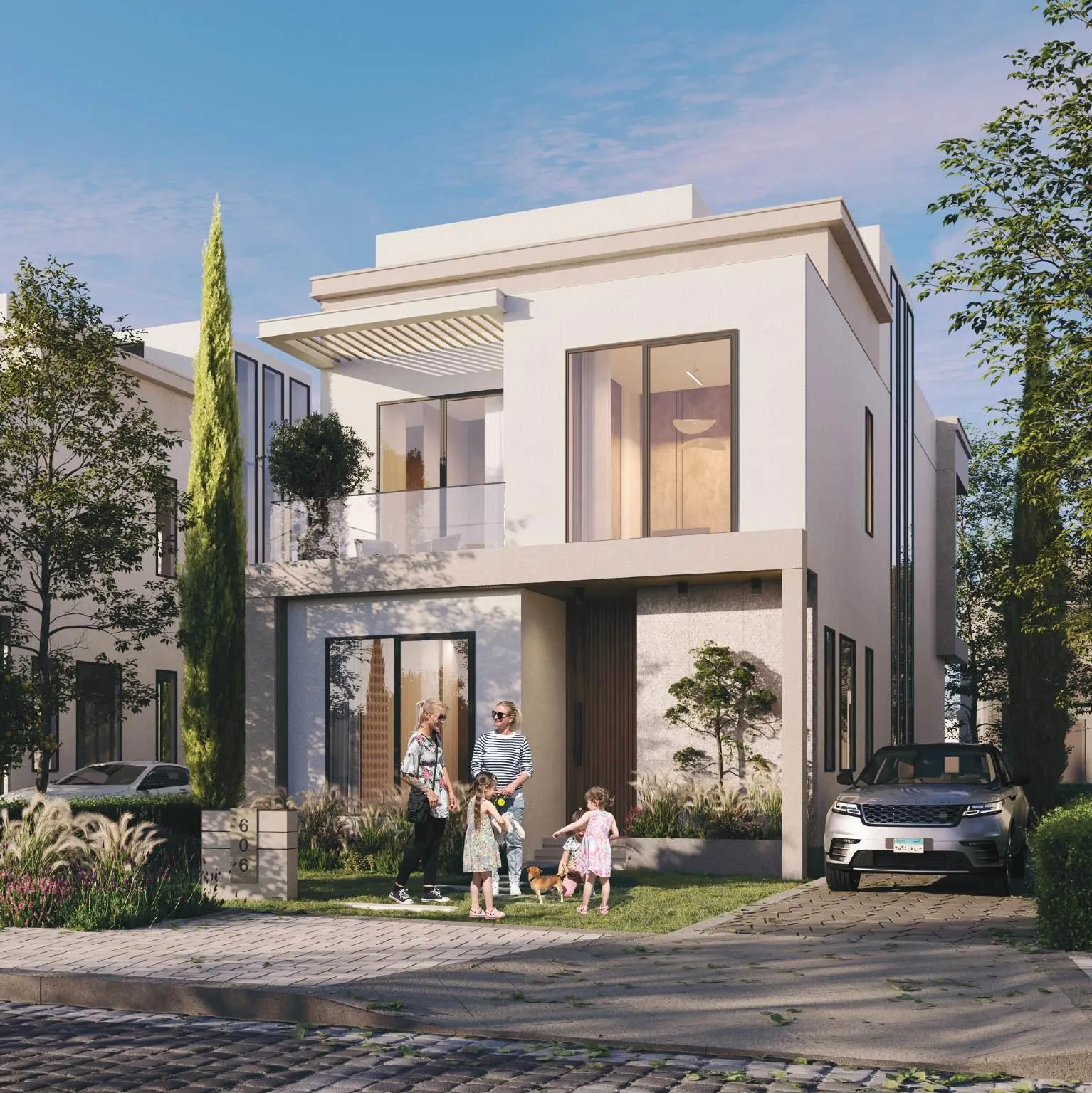 Villa for sale in Villagio in 6th of October City of 310 m² with 5 bedrooms