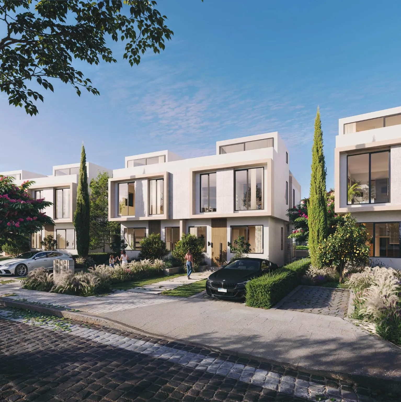 Townhouse for sale in Villagio in 6th of October City of 214 m² with 3 bedrooms